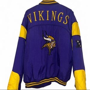 Vintage 90’s Minnesota Vikings jacket NFL Men’s XL #nfl #vikings #XL #nutmeg